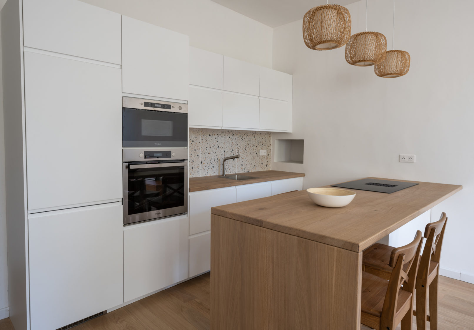 Cuisine avec îlot central